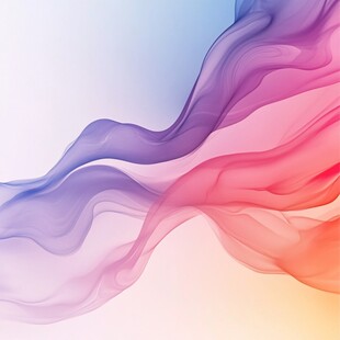 曲线线条丝带飘带流体