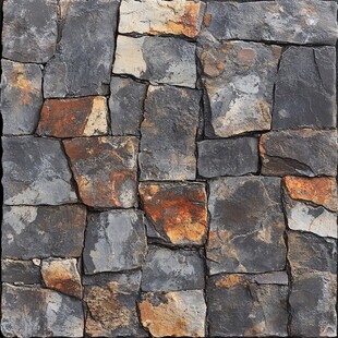 高清岩石墙文化石