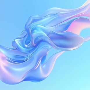 炫彩渐变流体