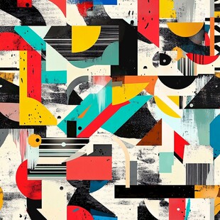 孟菲斯色块拼接