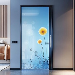 艺术玻璃推拉门