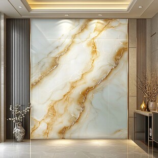 金色大理石瓷砖背景墙