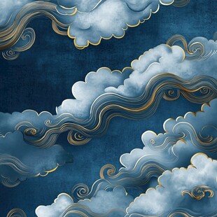 宋代云图高端云纹装饰