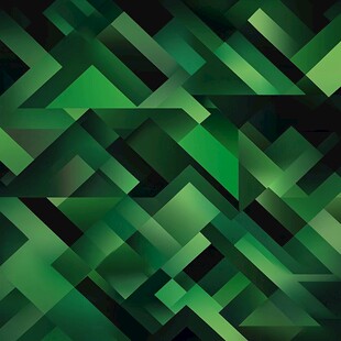 绿色几何图形