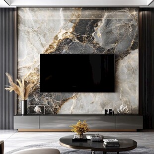 轻奢大理石背景墙