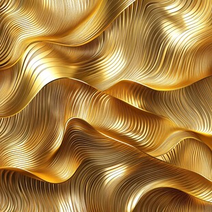4d金色线条艺术