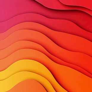 简洁大气拼色曲线纹理