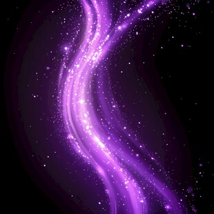 神秘紫色绚丽炫光图案