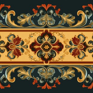 欧洲欧式巴洛克纹饰