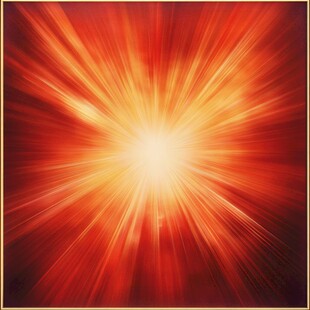 科技红色放射背景