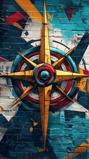 涂鸦风格立体背景