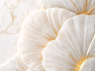 金色线条意境背景墙轻