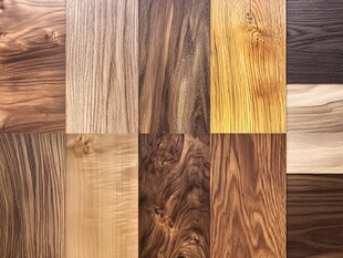 多种颜色木板木材