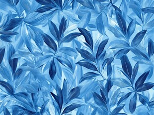 蓝色树叶底纹