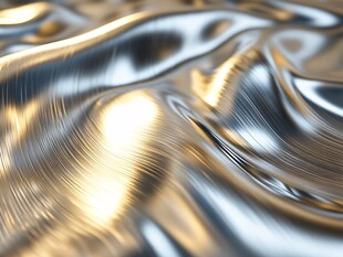 金色抽象流体纹理背景