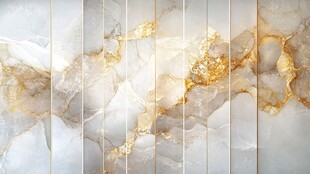 石纹吊顶鎏金流彩背景