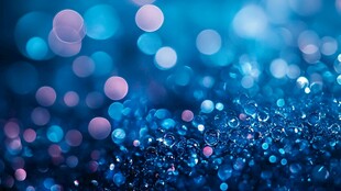 蓝色壁纸光圈光晕