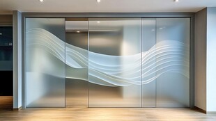 波浪造型玻璃墙