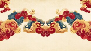 清朝云图高端云纹装饰