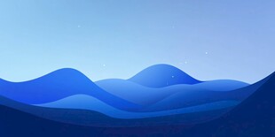 噪点质感简洁插画