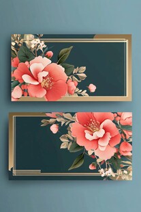 轻奢花卉装饰画