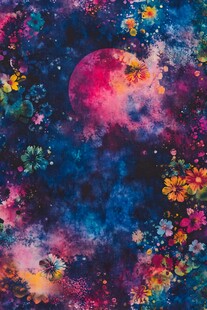 宇宙天文炫彩底纹