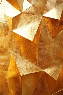 高清金色几何背景墙