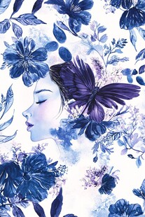 青花瓷数码印花