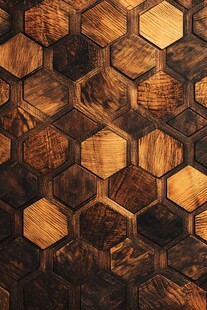 金色立体纹理背景墙