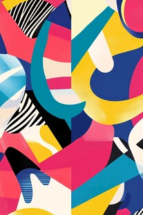 孟菲斯色块拼接