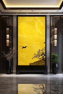 新中式大理石背景墙