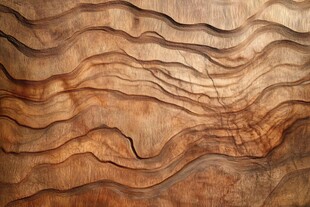 波浪形人造石吊顶