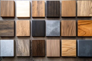 多种颜色木板木材