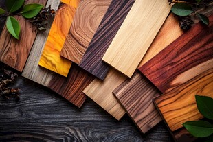 多种颜色木板木材