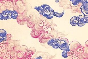 彩云海水纹