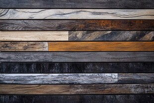 多种颜色木板木材