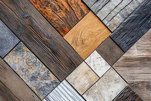 多种颜色木板木材