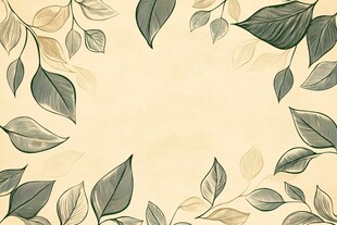 边框底纹树叶背景