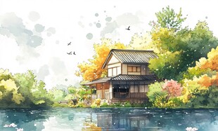 插画唯美风景