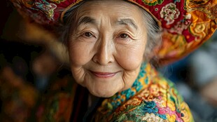 慈祥的奶奶