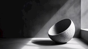 鹅卵石形状休闲凳