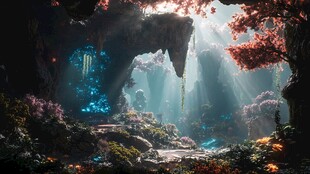 阿凡达一般的梦幻场景