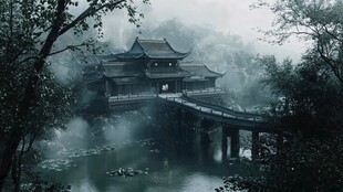 仙境亭台楼阁