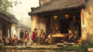 江南农村生活场景