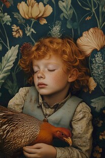 新法式美式花鸟