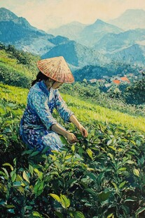 采茶女装饰画