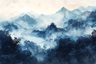 武当山风景画