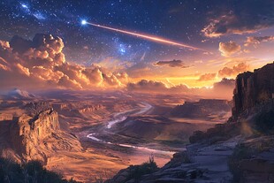 流星雨壁纸