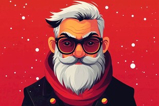 卡通酷潮大叔头像