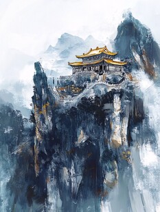 武当山插画